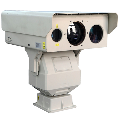 세륨 NETD 50mk PTZ 6km 해병 감시를 위한 열 감시 시스템
