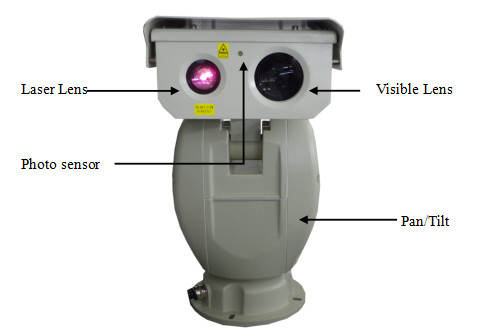 급상승 야간 시계 장거리 적외선 레이저 사진기 PTZ CCTV 사진기 CMOS 감지기